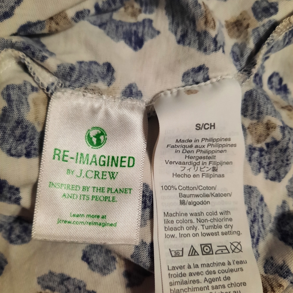J Crew Animal Print Turtleneck Size Small - Picture 5 of 5